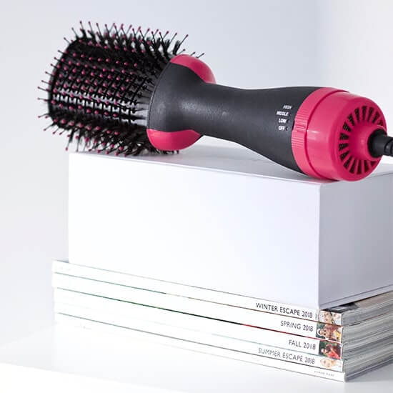 Cepillo secador y voluminizador Velvet glow